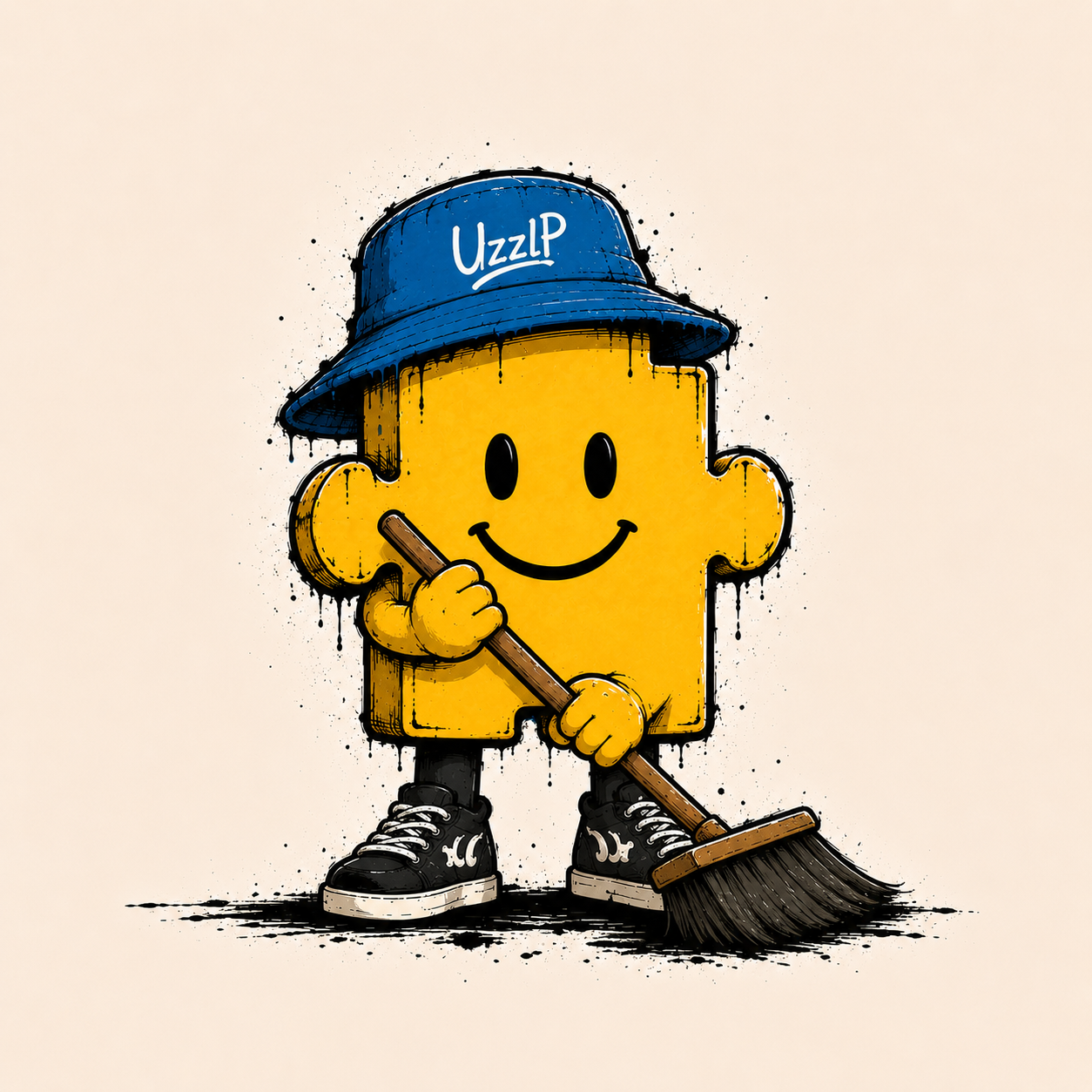 Le Balayeur, personnage UzzlP